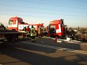 Schwerer VU PKW LKW B 59 Pulheim Rich Bocklemuend P148